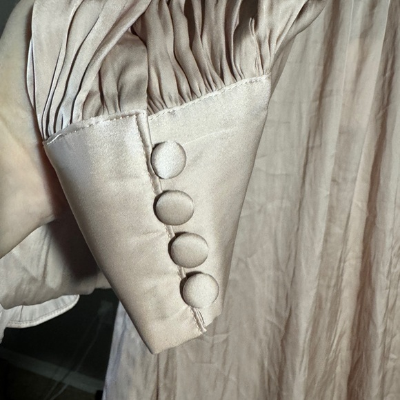 Generation Love Latte Long Sleeve Ruffle Top V-Neck Sz XL - Picture 6 of 6